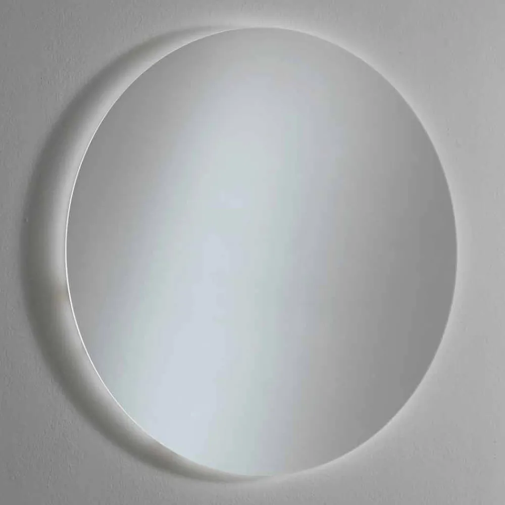 Viadurini Bathroom Badspiegel-Runder Wandspiegel mit Hintergrundbeleuchtung und LED Made in Italy - Ronda