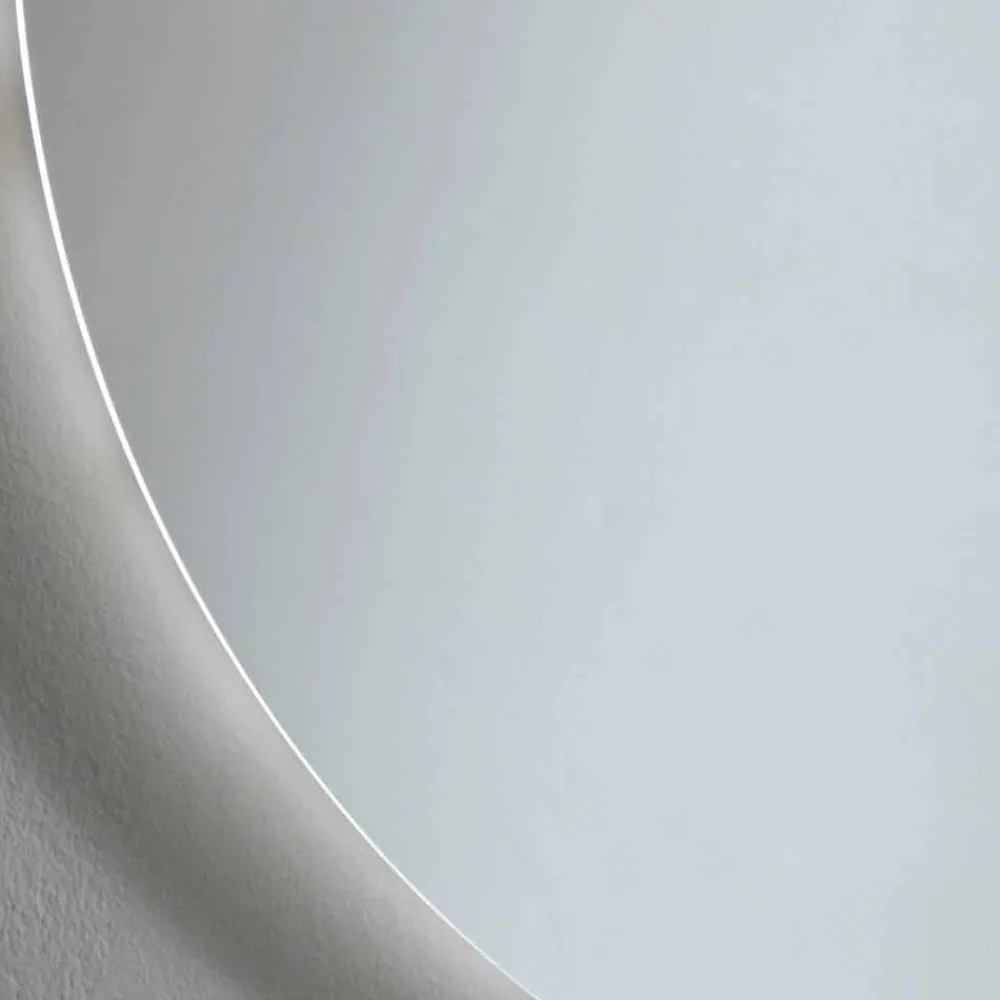 Viadurini Bathroom Badspiegel-Runder Wandspiegel mit Hintergrundbeleuchtung und LED Made in Italy - Ronda