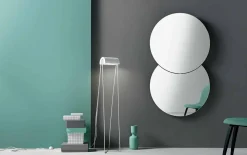 Viadurini Living Wandspiegel-Runder Wandspiegel mit Satellit, der sich um volle 360 ° schwenkt Made in Italy - Shaki