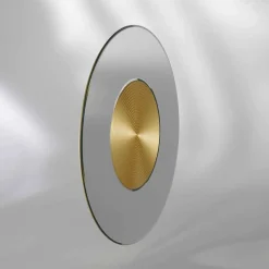 Viadurini Living Wandspiegel-Runder Wandspiegel mit Spiegelrahmen aus MDF