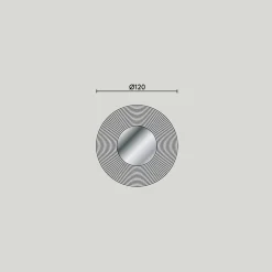 Viadurini Living Wandspiegel-Runder Wandspiegel modernes Design Malva