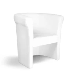 Viadurini Living Moderne Sessel-Runder Wannensessel mit Lederbezug, hergestellt in Italien – Farbe