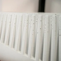 Viadurini Bathroom Beton Waschbecken-Rundes Aufsatzwaschbecken aus Zement und Harz – Ibisco