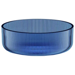 Viadurini Bathroom Waschbecken Glas-Rundes Aufsatzwaschbecken aus venezianischem Plissè-Glas, hergestellt in Italien – Zirkon