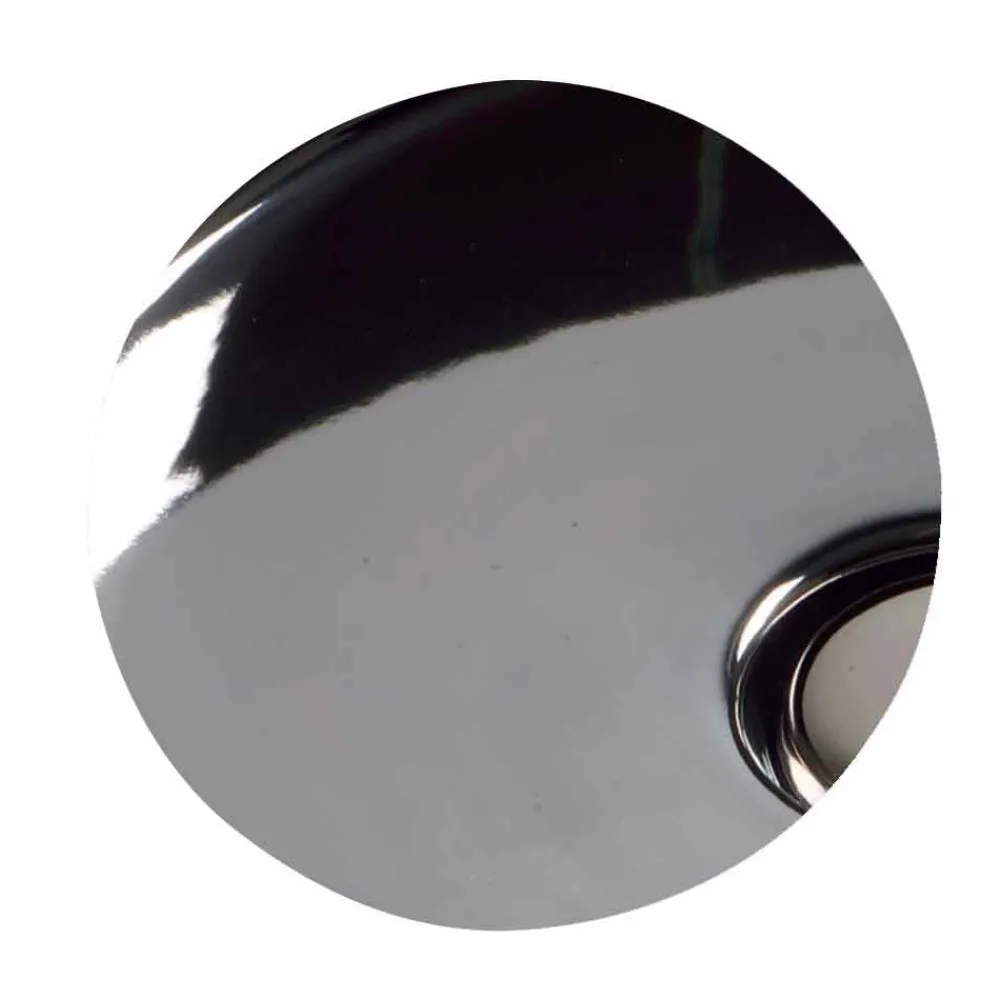 Viadurini Bathroom Farbige Waschbecken-Rundes Aufsatzwaschbecken aus Keramik, modernes Design Star Round 40 cm