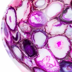 Viadurini Bathroom Steinwaschbecken-Rundes Aufsatzwaschbecken aus Achatstein - Buffalo