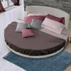 Viadurini Night Design Rundbetten-Rundes Design Doppelbett mit Stoffbezug, Made in Italy - Rello