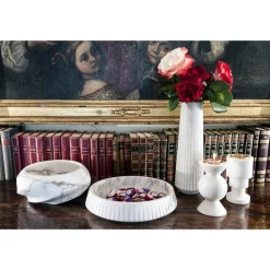 Viadurini Kitchen Küchenzubehör-Rundes Design Tablett aus Arabescato Marmor Made in Italy - Casimir