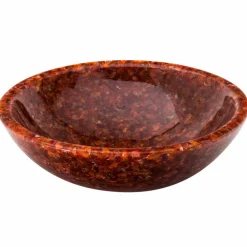 Viadurini Bathroom Harzwaschbecken-Rundes Design-Aufsatzwaschbecken aus künstlichem Harz und Stein Nube