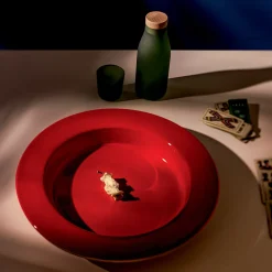 Viadurini Kitchen Küchenzubehör-Rundes Herzstück aus Terrakotta und glasierter Keramik Made in Italy - Brooke