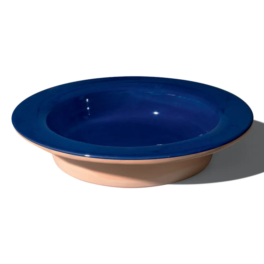 Viadurini Kitchen Küchenzubehör-Rundes Herzstück aus Terrakotta und glasierter Keramik Made in Italy - Brooke