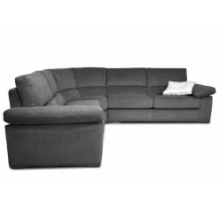 Viadurini Living Moderne Sofas-Rundes 6-Sitzer-Ecksofa aus Stoff Made in Italy - Abudhabi