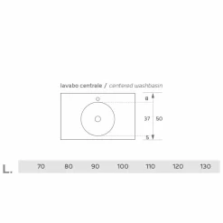 Viadurini Bathroom Design Waschbecken Aus Solid Surface-Rundes Wand Hängewaschbecken aus Luxolid in Italien hergestellt,Ruffano