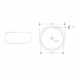 Viadurini Bathroom Steinwaschbecken-Rundes Waschtisch mit Arbeitsplatte aus reinem Onyx Einzigartiges Design - Ramiro