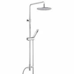 Viadurini Taps Duschsäulen-Rundschnitt-Duschsäule aus Messing mit Handbrause Made in Italy - Amadeo