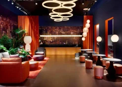 SLIDE Runde Tische-Rundtisch im klassischen Design aus HPL, Durchmesser 140cm - Ottocento