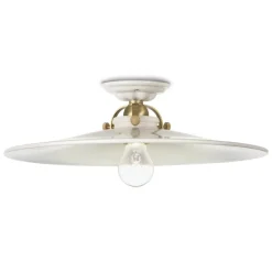 Ferroluce Vintage Deckenleuchten-Rustikale Deckenlampe aus Keramik von