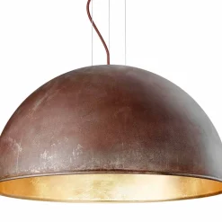 Il Fanale Pendelleuchten Vintage-Rustikale Pendelleuchte aus  Eisen Ø80 cm Galileo von