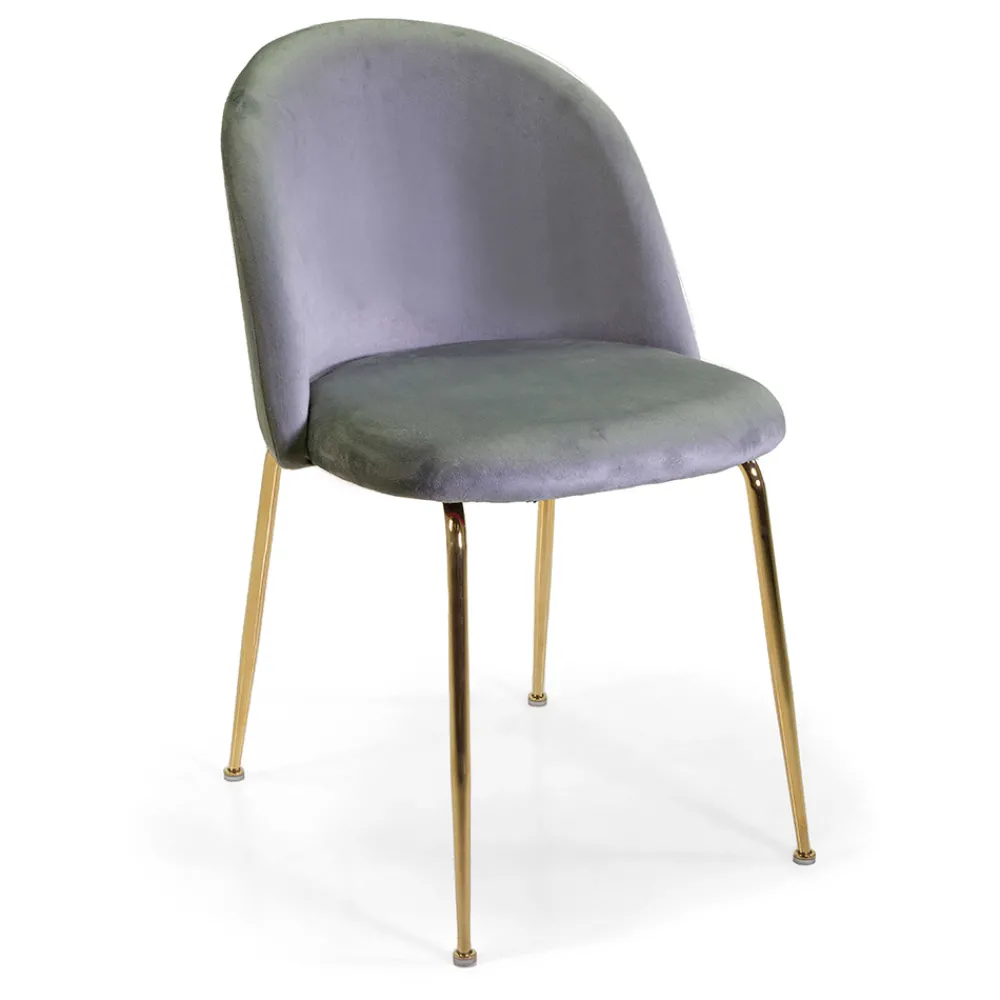 Viadurini in the Garden Vintage Stühle|Klassische Stühle-Samtstuhl und Metallgestell in verschiedenen Ausführungen - Penna