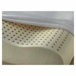 PROGETTO NOTTE Kopfkissen-Satz von 2 Hypoallergen und Atmungsaktiv 100% Latex-Kissen - Bio Cervical