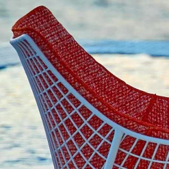 Varaschin Metallsessel-Schaukel-Gartensessel aus Stahl und Holz Summer Set