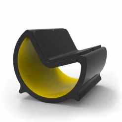 Viadurini Italian Sofas Moderne Sofas-Schaukelsofa 2 Sitzer in modernem Design Moon Made in Italy