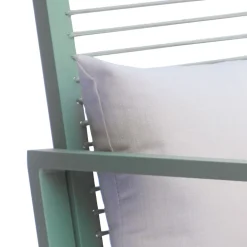 Viadurini in the Garden Gartenstühle Metall-Schaukelstuhl aus Aluminium für den Außenbereich mit gepolstertem Kissen - Brontolo