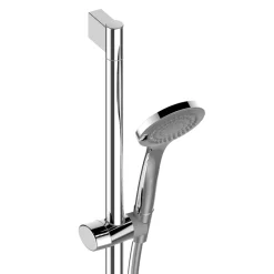 Viadurini Bathroom Duscharmaturen-Schiebebrausegruppe aus verchromtem Messing Einhebelmischer - Euka