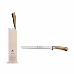 Coltellerie Berti Küchenmesser-Schinkenmesser mit Block, Berti exklusiv für Viadurini - Fasano