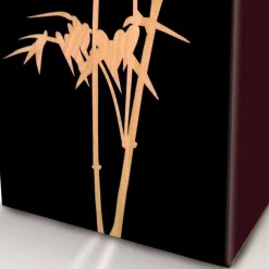 Viadurini Living Regenschirmständer Design-Schirmständer aus dunklem oder weißem Holz mit modernen Designdekorationen - Cannabambu