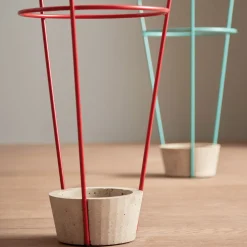 Viadurini Living Regenschirmständer Design-Schirmständer aus farbigem Metall und Beton im modernen italienischen Design - Rachid