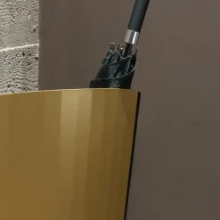 Viadurini Living Regenschirmständer Design-Schirmständer aus gold- und bronzefarben lackiertem Blech, hergestellt in Italien – Azalea