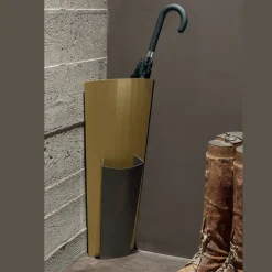 Viadurini Living Regenschirmständer Design-Schirmständer aus gold- und bronzefarben lackiertem Blech, hergestellt in Italien – Azalea