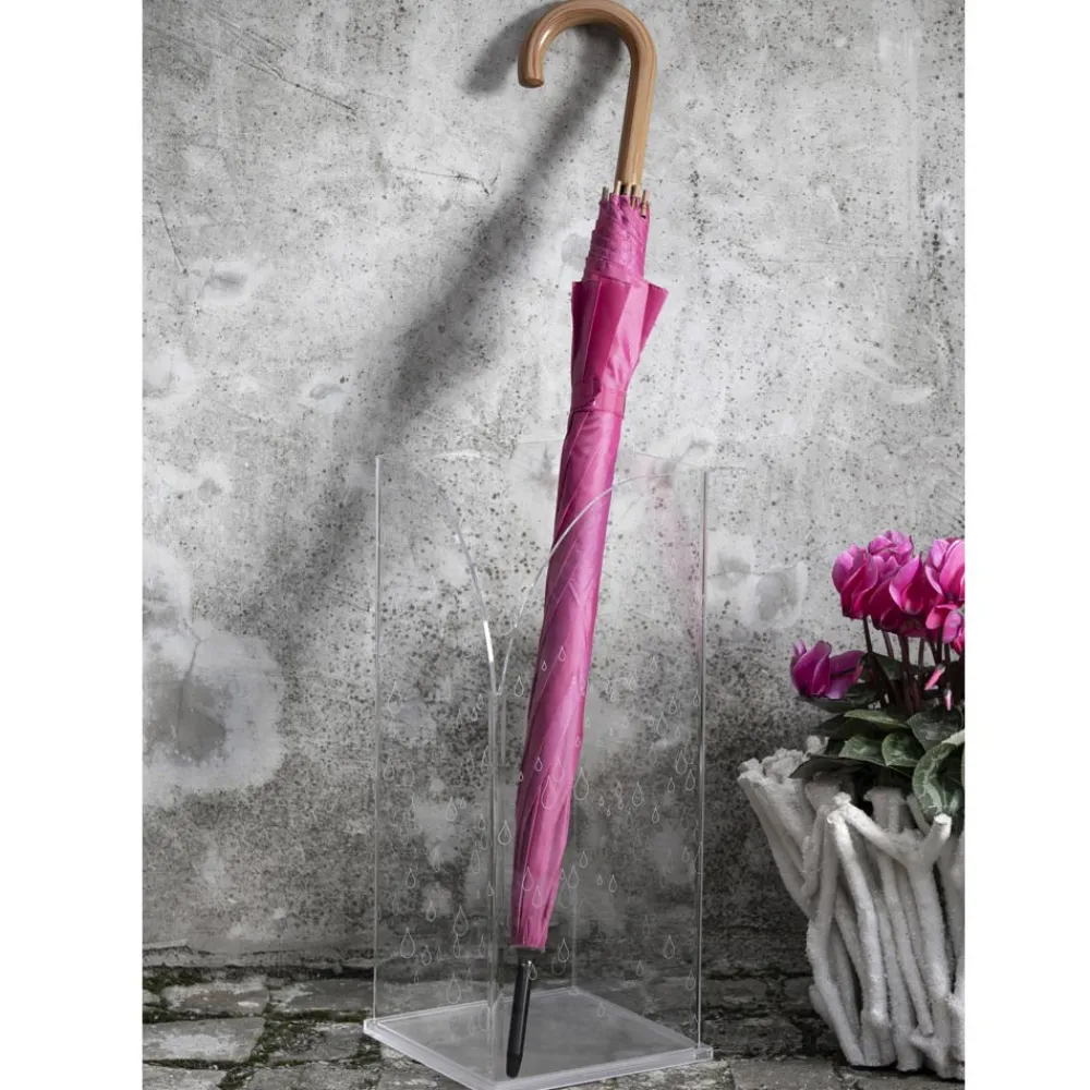Viadurini Living Regenschirmständer Design-Schirmständer aus transparentem laserdekoriertem Acrylglas - Versio