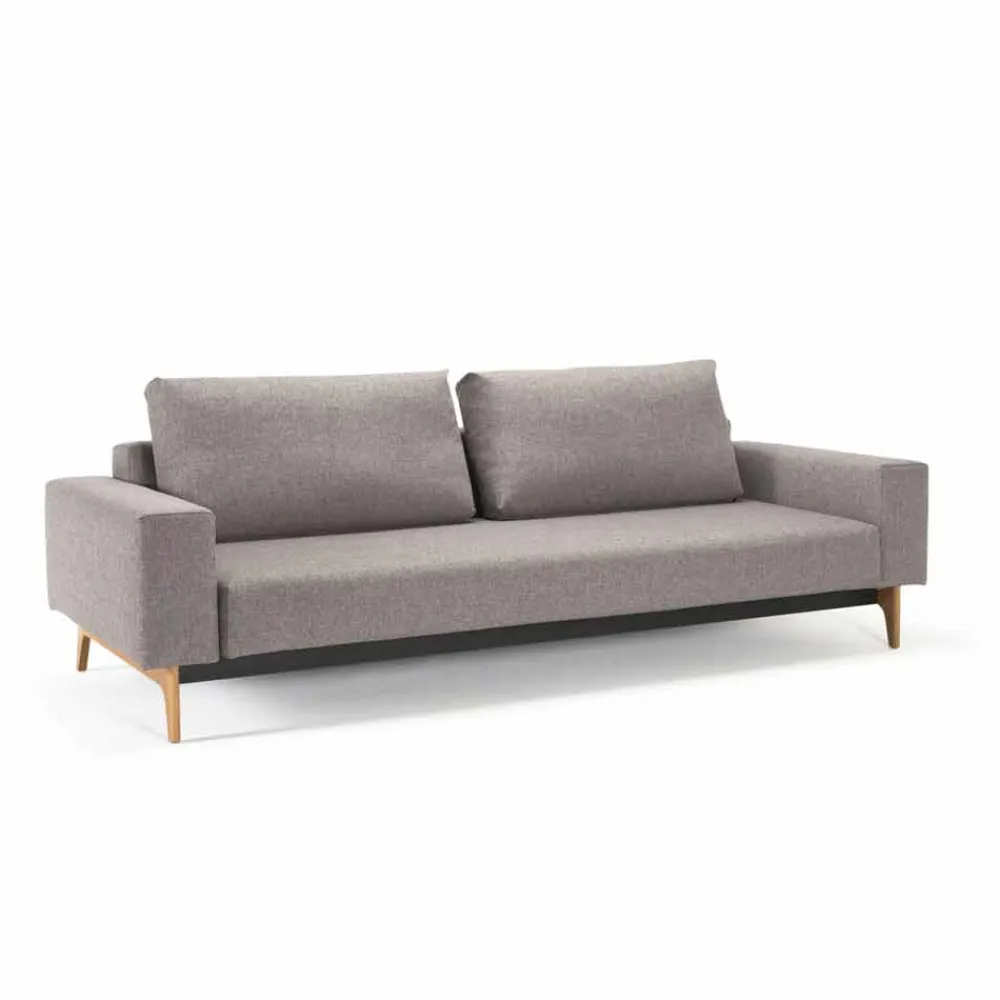 Innovation Schlafsofas Im Skandinavischen Design-Schlafcouch im skandinavischen Stil grau Idun von