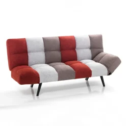 Viadurini Living Moderne Schlafsofas-Schlafsofa aus mehrfarbigem, nicht abnehmbarem Stoff – Promezio