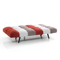 Viadurini Living Moderne Schlafsofas-Schlafsofa aus mehrfarbigem, nicht abnehmbarem Stoff – Promezio