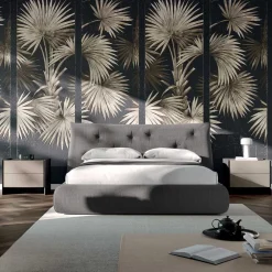 Viadurini Night Design Schlafzimmer Komplett-Schlafzimmer mit 4 Elementen im modernen Stil Made in Italy - Calimero