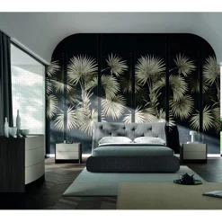 Viadurini Night Design Schlafzimmer Komplett-Schlafzimmer mit 4 Elementen im modernen Stil Made in Italy - Calimero