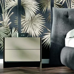 Viadurini Night Design Schlafzimmer Komplett-Schlafzimmer mit 4 Elementen im modernen Stil Made in Italy - Calimero