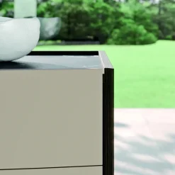 Viadurini Night Design Schlafzimmer Komplett-Schlafzimmer mit 4 Elementen im modernen Stil Made in Italy - Calimero