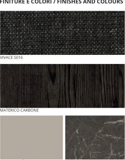 Viadurini Night Design Schlafzimmer Komplett-Schlafzimmer mit 4 Elementen im modernen Stil Made in Italy - Calimero