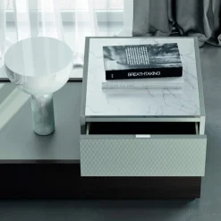 Viadurini Night Design Schlafzimmer Komplett-Schlafzimmer mit 7 Elementen Modern Style Möbel Made in Italy - Polynesien