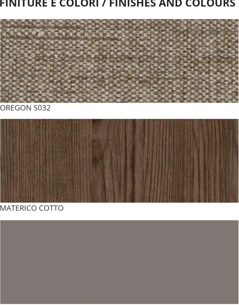 Viadurini Night Design Schlafzimmer Komplett-Schlafzimmer mit 4 Elementen Moderner Stil Made in Italy Hohe Qualität - Minorco