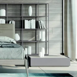 Viadurini Night Design Schlafzimmer Komplett-Schlafzimmer mit 5 modernen Elementen Made in Italy High Quality - Rieti