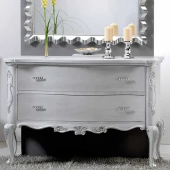 Viadurini Living Kommoden-Schlafzimmerkommode im klassischen Wohnstil aus Massivholz Bone