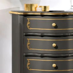 Viadurini Classic Kommoden-Schlafzimmerkommode mit 5 klassischen Holzschubladen Made in Italy - Leonor