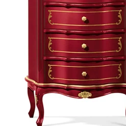 Viadurini Classic Kommoden-Schlafzimmerkommode mit 5 klassischen Holzschubladen Made in Italy - Leonor