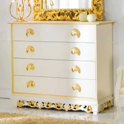 Viadurini Living Kommoden-Schlafzimmert Kommode mit 4 Schubladen Zucchi