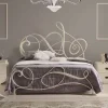 Viadurini Night Design Maßgeschneiderte Möbel|Schmiedeeisen Doppelbetten-Schmiedeeisen Doppelbett Dekoration 160x190 cm Atena Made in Italy